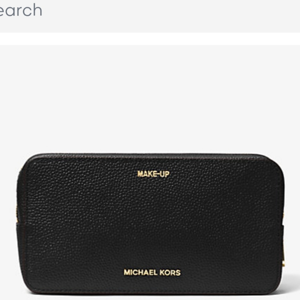 Michael Kors Black Makeup Bag - Picture 9 of 10